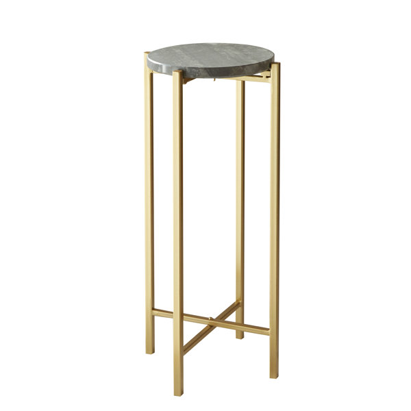 Marble Drink Table Wayfair